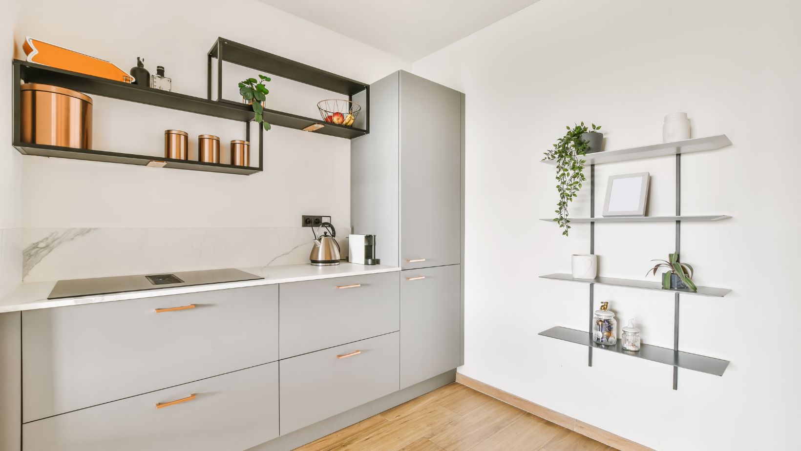 What Color Goes With Grey Kitchen Units