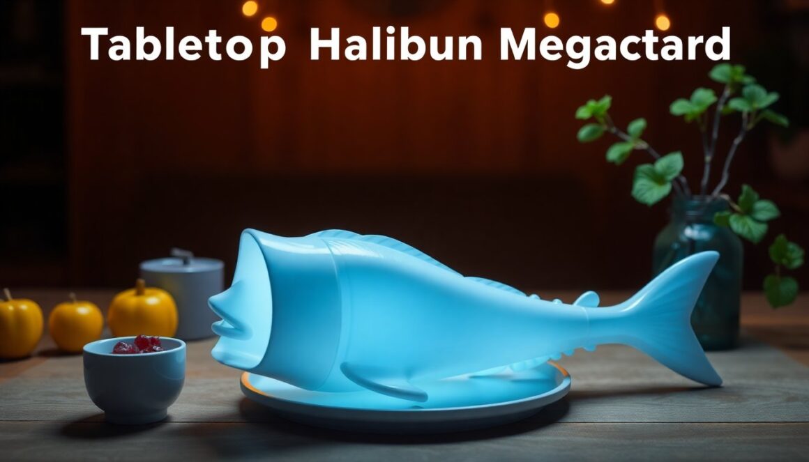 tabletop halibut megaphone orchard yoydishpruengs